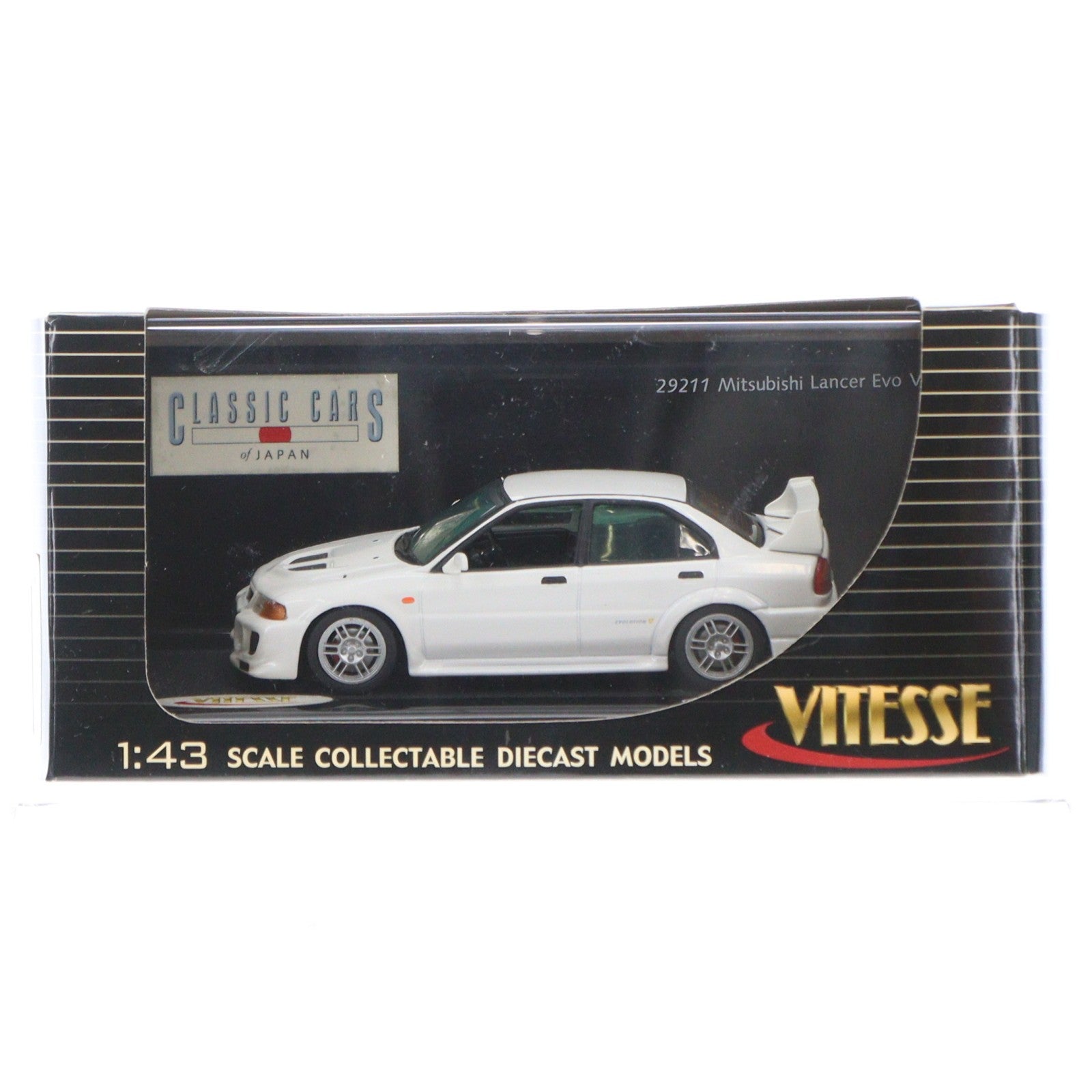 【中古即納】[MDL] 1/43 Mitsubishi Lancer Evo V(ホワイト) 完成品 ミニカー(29211) ビテス(VITESSE)(20150228)