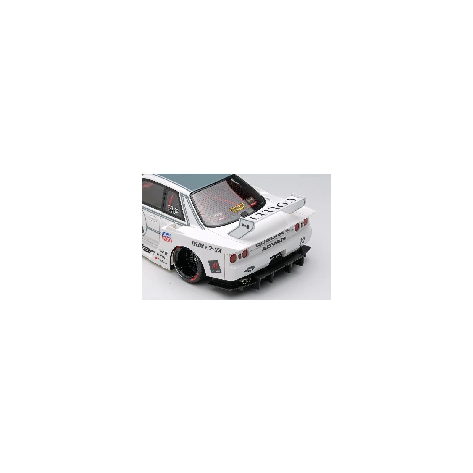 【予約安心出荷】[MDL] 1/43 LB-KAIDO WORKS NISSAN SKYLINE(スカイライン)(R32) 東京オートサロン2025 ホワイト / グレーストライプ 完成品 ミニカー(LB030) EIDOLON(アイドロン)(2026年6月)