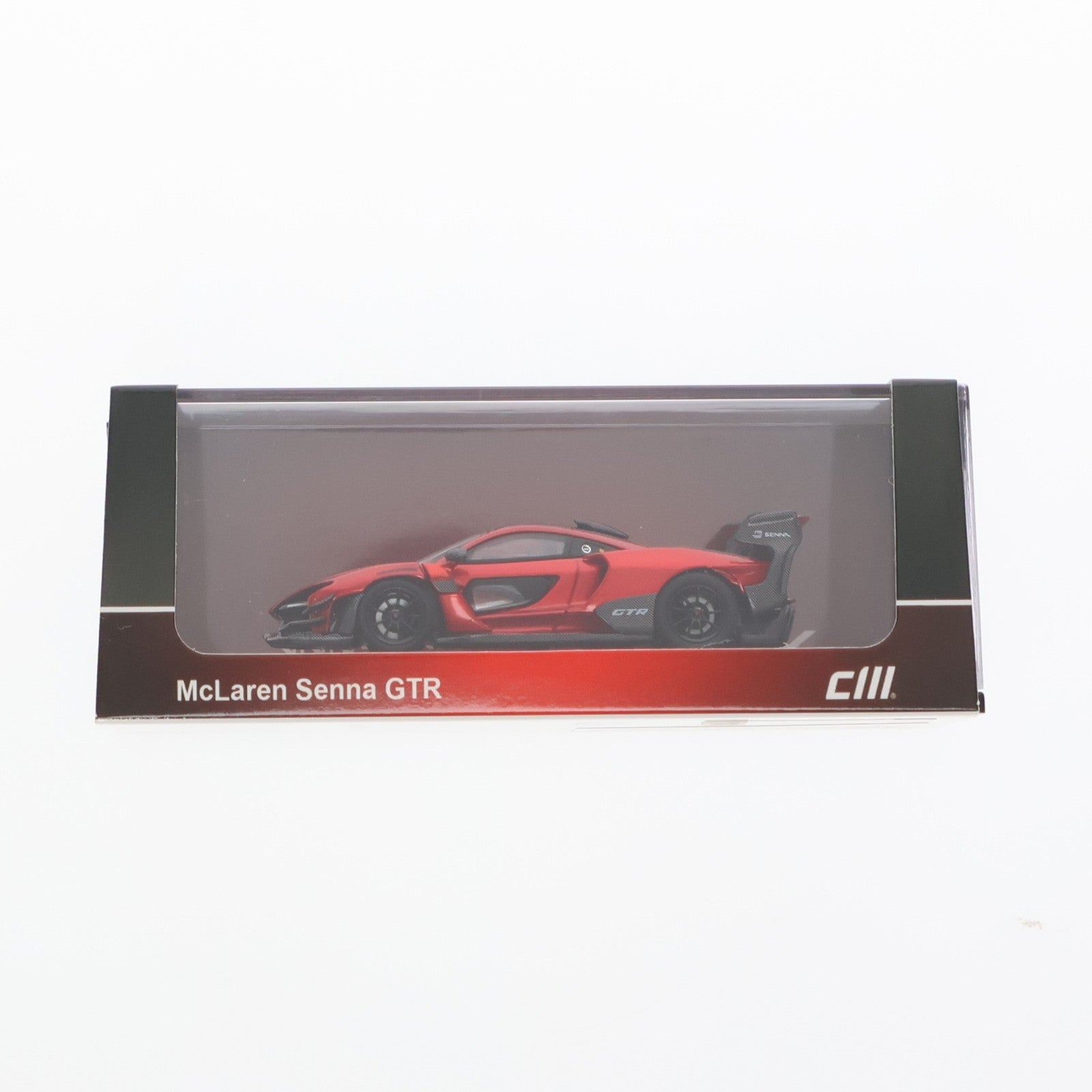 【中古即納】[MDL] 1/64 Mclaren Senna(マクラーレン セナ) GTR(メタリックレッド) 完成品 ミニカー(CM64-SennaGTR-09) CM MODEL(20250928)
