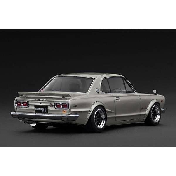 【予約安心出荷】[MDL] 1/18 Nissan Skyline(ニッサン スカイライン) 2000 GT-R(KPGC10) Dark Silver 完成品 ミニカー(IG4032) ignition model(イグニッションモデル)(2026年8月)
