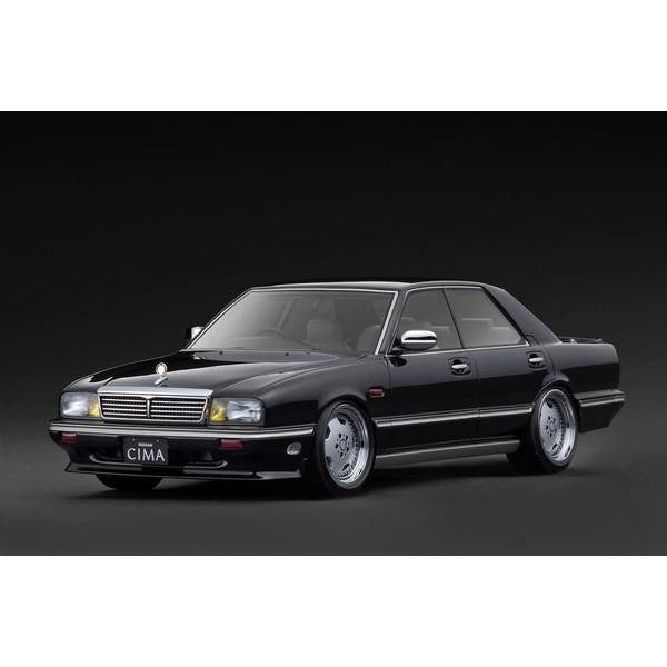 【新品】【お取り寄せ】[MDL] 1/18 NISSAN CEDRIC(ニッサン セドリック) CIMA(Y31) Black 完成品 ミニカー(IG3904) ignition model(イグニッションモデル)(20260527)