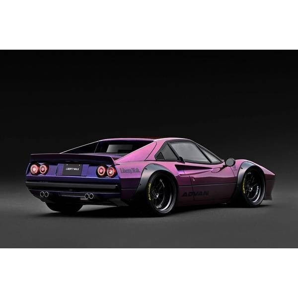 【新品】【お取り寄せ】[MDL] 1/18 LB-WORKS 308 Purple Metallic 完成品 ミニカー(IG3748) ignition model(イグニッションモデル)(20260620)
