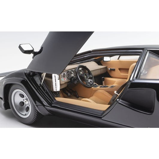 【予約安心出荷】[MDL] 1/18 ランボルギーニ カウンタック LP400S キャノンボール 完成品 ミニカー(KS08320BKCR) 京商(2026年7月)