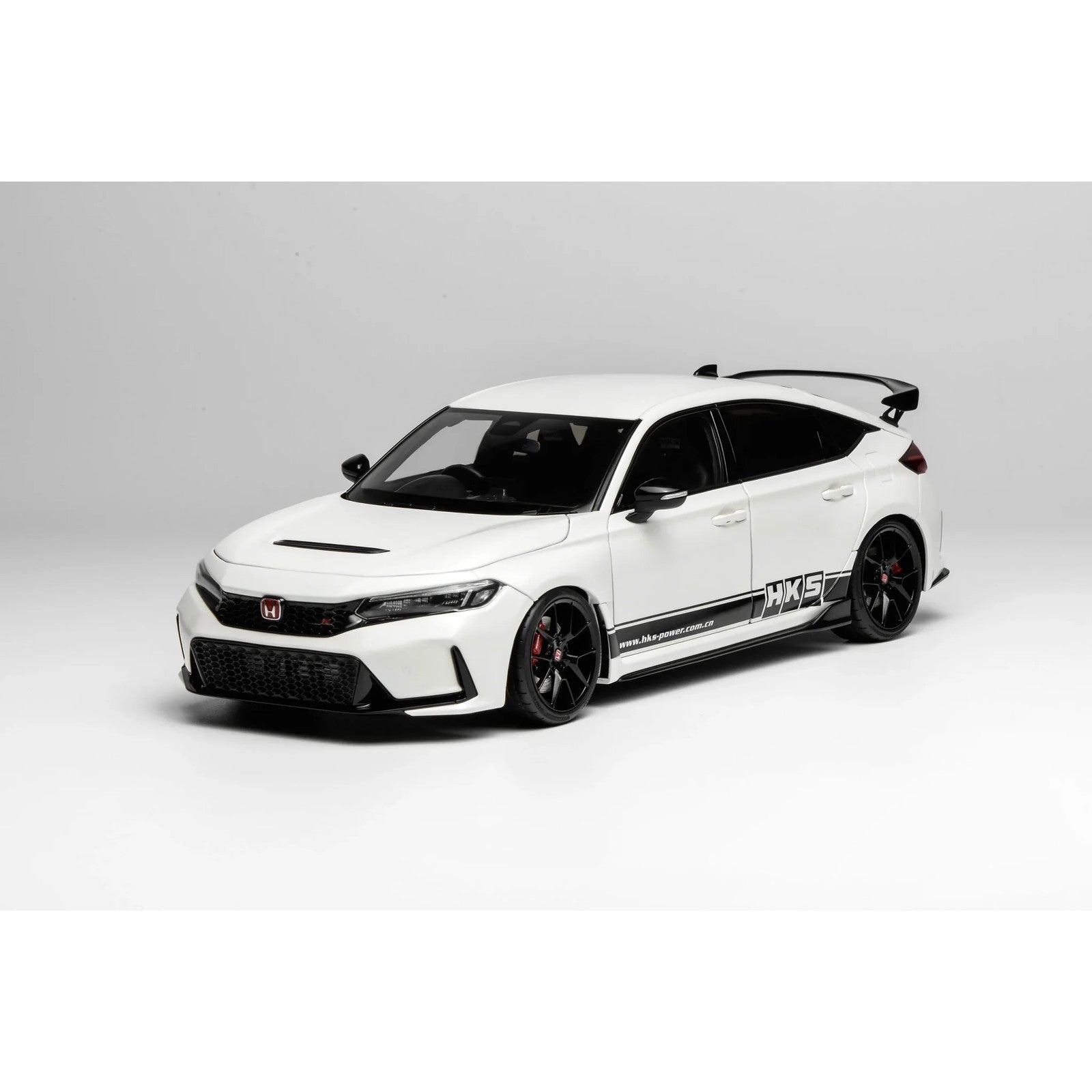 【新品即納】[MDL] 1/18 Honda Civic(シビック) TYPE R (FL5) HKS Livery(チャンピオンシップホワイト) 完成品 ミニカー(M85317) MOTORHELIX(モーターヘリックス)(20260226)
