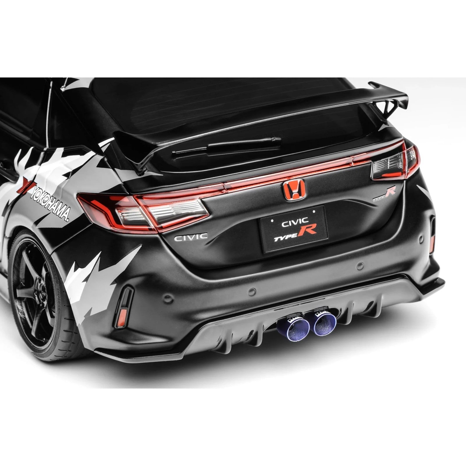 【新品即納】[MDL] 1/18 Honda Civic(シビック) TYPE R (FL5) HKS Livery(マットブラック) 完成品 ミニカー(M85318) MOTORHELIX(モーターヘリックス)(20260227)