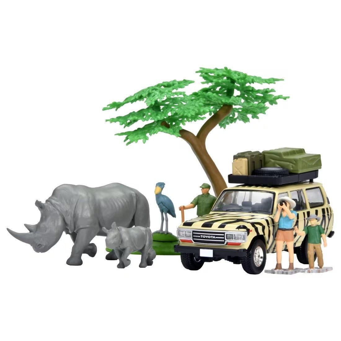 【予約安心出荷】[MDL] 海洋堂×トミカリミテッドヴィンテージ ジオコレ64 #カースナップ31a 1/64 サファリ3(トヨタ ランドクルーザー60付属) 完成品 ミニカー(336686) TOMYTEC(トミーテック)(2026年7月)