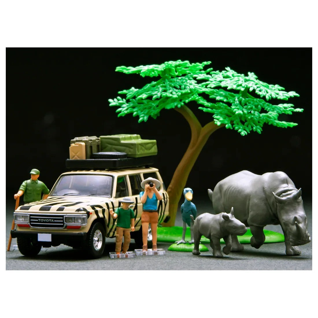 【予約安心出荷】[MDL] 海洋堂×トミカリミテッドヴィンテージ ジオコレ64 #カースナップ31a 1/64 サファリ3(トヨタ ランドクルーザー60付属) 完成品 ミニカー(336686) TOMYTEC(トミーテック)(2026年7月)