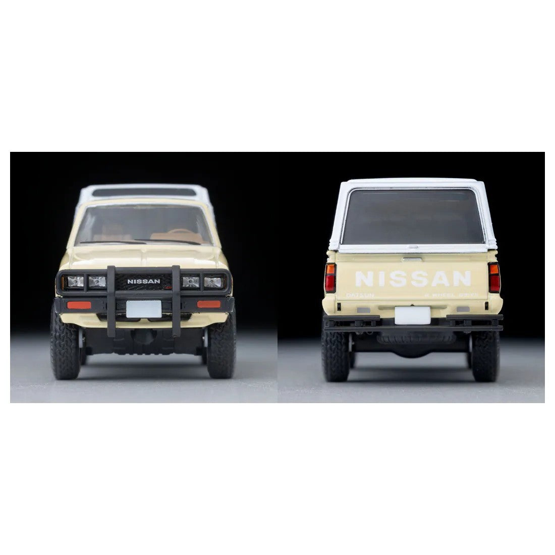 【予約安心出荷】[MDL] 海洋堂×トミカリミテッドヴィンテージ ジオコレ64 #カースナップ32a 1/64 サファリ4(ニッサン トラック 4×4 キングキャブ付属) 完成品 ミニカー(336693) TOMYTEC(トミーテック)(2026年7月)