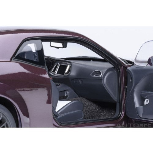 【予約安心出荷】[MDL] オートアート・コンポジットダイキャストモデル 1/18 ダッジ チャレンジャー SRT ジェイルブレイク 2022 (メタリック・パープル/シルバー・ストライプ 『HELLRAISIN』) 完成品 ミニカー(71762) AUTOart(オートアート)(2026年3月)