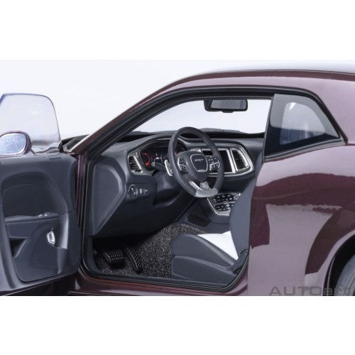 【予約安心出荷】[MDL] オートアート・コンポジットダイキャストモデル 1/18 ダッジ チャレンジャー SRT ジェイルブレイク 2022 (メタリック・パープル/シルバー・ストライプ 『HELLRAISIN』) 完成品 ミニカー(71762) AUTOart(オートアート)(2026年3月)