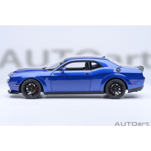 【新品即納】[MDL] オートアート・コンポジットダイキャストモデル 1/18 ダッジ チャレンジャー SRT ジェイルブレイク 2022 (メタリック・ブルー/カーボンブラック・ストライプ 『INDIGO BLUE』) 完成品 ミニカー(71763) AUTOart(オートアート)(20260331)