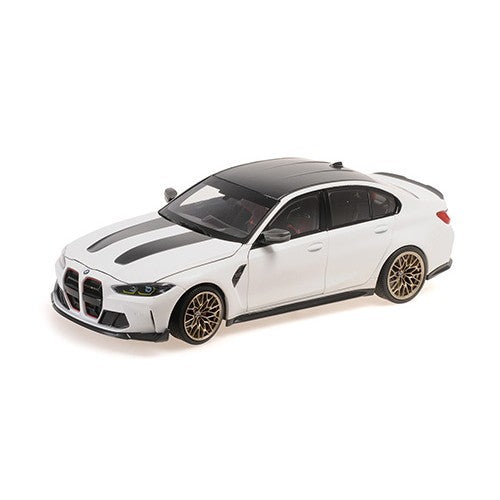 【予約安心出荷】[MDL] MINICHAMPS(ミニチャンプス) 1/18 BMW M3 CS 2023 ホワイト 完成品 ミニカー(110023500) Paul's Model Art(ポールズ・モデルアート)(2026年3月)