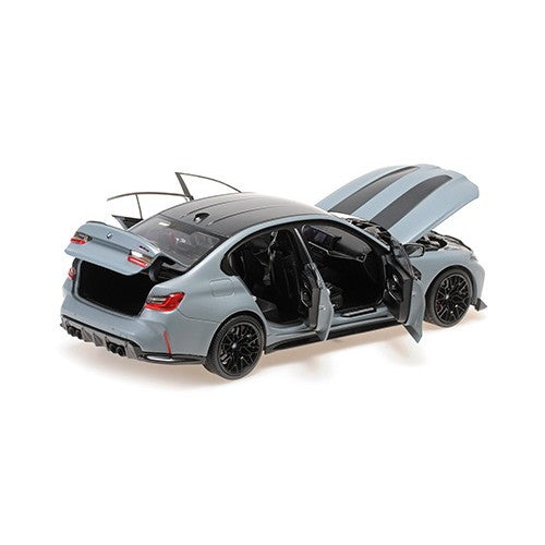 【予約安心出荷】[MDL] MINICHAMPS(ミニチャンプス) 1/18 BMW M3 CS 2023 グレーメタリック 完成品 ミニカー(110023501) Paul's Model Art(ポールズ・モデルアート)(2026年3月)