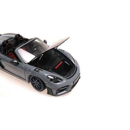 【予約安心出荷】[MDL] MINICHAMPS(ミニチャンプス) 1/18 ポルシェ スパイダー RS 2024 グレー/ヴァイザッハパッケージ 完成品 ミニカー(110063130) Paul's Model Art(ポールズ・モデルアート)(2026年3月)