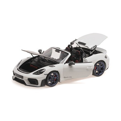 【予約安心出荷】[MDL] MINICHAMPS(ミニチャンプス) 1/18 ポルシェ スパイダー RS 2024 ホワイト/ヴァイザッハパッケージ 完成品 ミニカー(110063131) Paul's Model Art(ポールズ・モデルアート)(2026年3月)