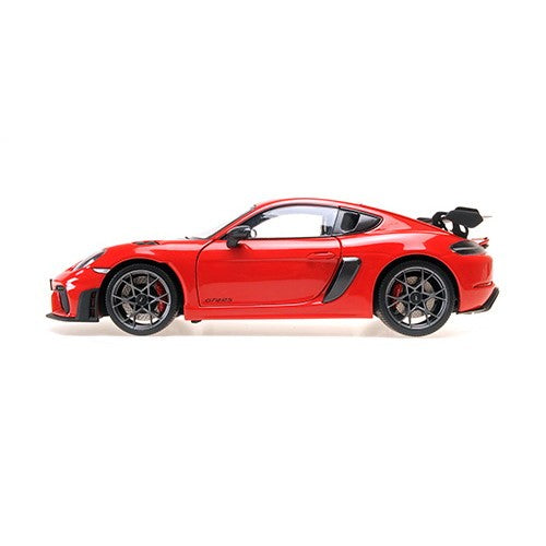 【予約安心出荷】[MDL] MINICHAMPS(ミニチャンプス) 1/18 ポルシェ ケイマン GT4 RS 2024 レッド/ヴァイザッハパッケージ 完成品 ミニカー(110062120) Paul's Model Art(ポールズ・モデルアート)(2026年3月)