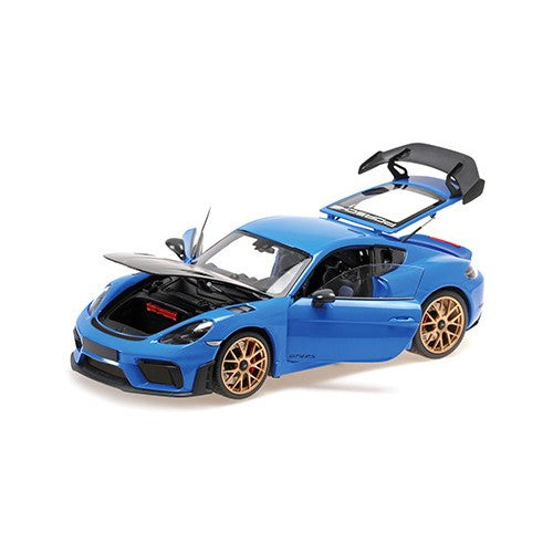 【予約安心出荷】[MDL] MINICHAMPS(ミニチャンプス) 1/18 ポルシェ ケイマン GT4 RS 2024 ブルー/ヴァイザッハパッケージ 完成品 ミニカー(110062121) Paul's Model Art(ポールズ・モデルアート)(2026年3月)