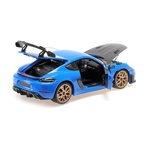 【予約安心出荷】[MDL] MINICHAMPS(ミニチャンプス) 1/18 ポルシェ ケイマン GT4 RS 2024 ブルー/ヴァイザッハパッケージ 完成品 ミニカー(110062121) Paul's Model Art(ポールズ・モデルアート)(2026年3月)