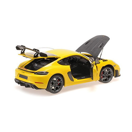 【予約安心出荷】[MDL] MINICHAMPS(ミニチャンプス) 1/18 ポルシェ ケイマン GT4 RS 2024 イエロー/ヴァイザッハパッケージ 完成品 ミニカー(110062124) Paul's Model Art(ポールズ・モデルアート)(2026年3月)
