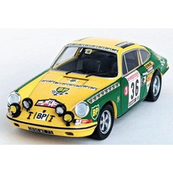【予約安心出荷】[MDL] 1/43 ポルシェ 911S 1972年 ツールドコルス #36 Thierry Sabine/Jean-Pierre Peyroux 完成品 ミニカー(dsn360) Trofeu(トロフュー)(2026年3月)