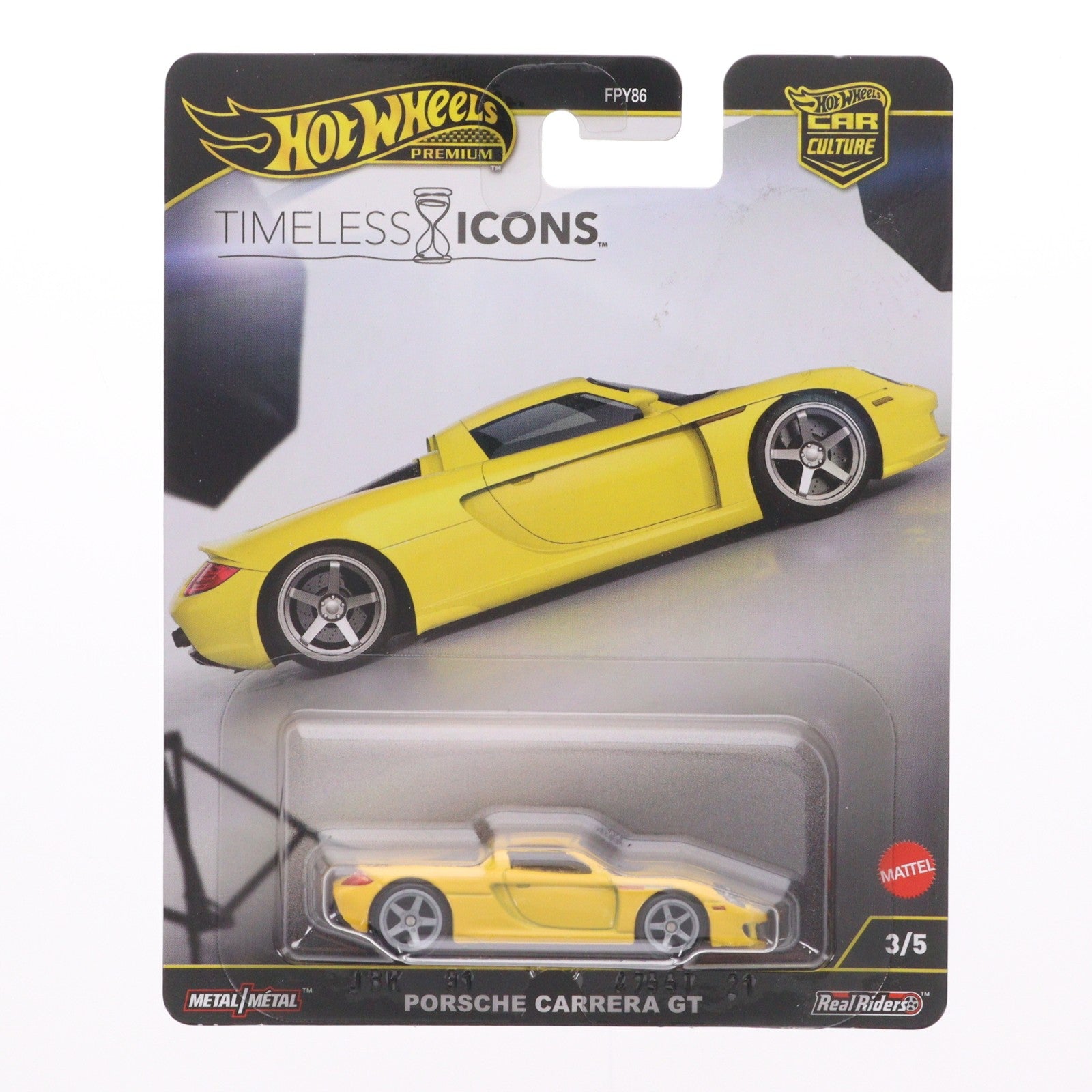 【中古即納】[MDL] Hot Wheels PREMIUM CAR CULTURE TIMELESS ICONS(ホットウィール プレミアム カーカルチャー タイムレス アイコンズ) 1/64 PORSCHE CARRERA(ポルシェ カレラ) GT 完成品 ミニカー(JBK91-9866) マテル(20251220)
