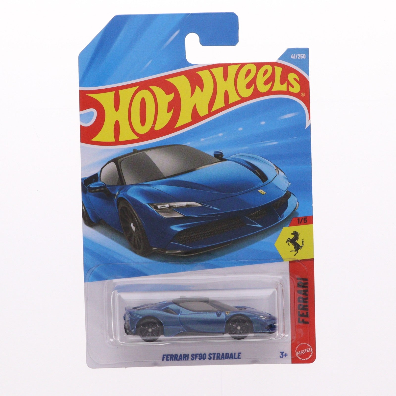 【中古即納】[MDL] Hot Wheels(ホットウィール) ベーシックカー 1/64 FERRARI SF90 STRADALE(フェラーリ SF90 ストラダーレ) 完成品 ミニカー(JJJ12) マテル(20260207)