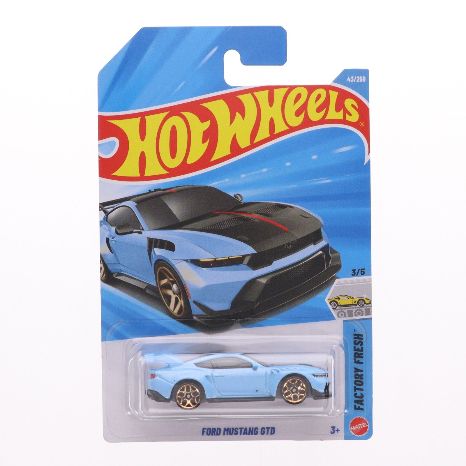 【中古即納】[MDL] Hot Wheels(ホットウィール) ベーシックカー 1/64 FORD MUSTANG(フォード・マスタング) GTD 完成品 ミニカー(JJJ14) マテル(20260207)