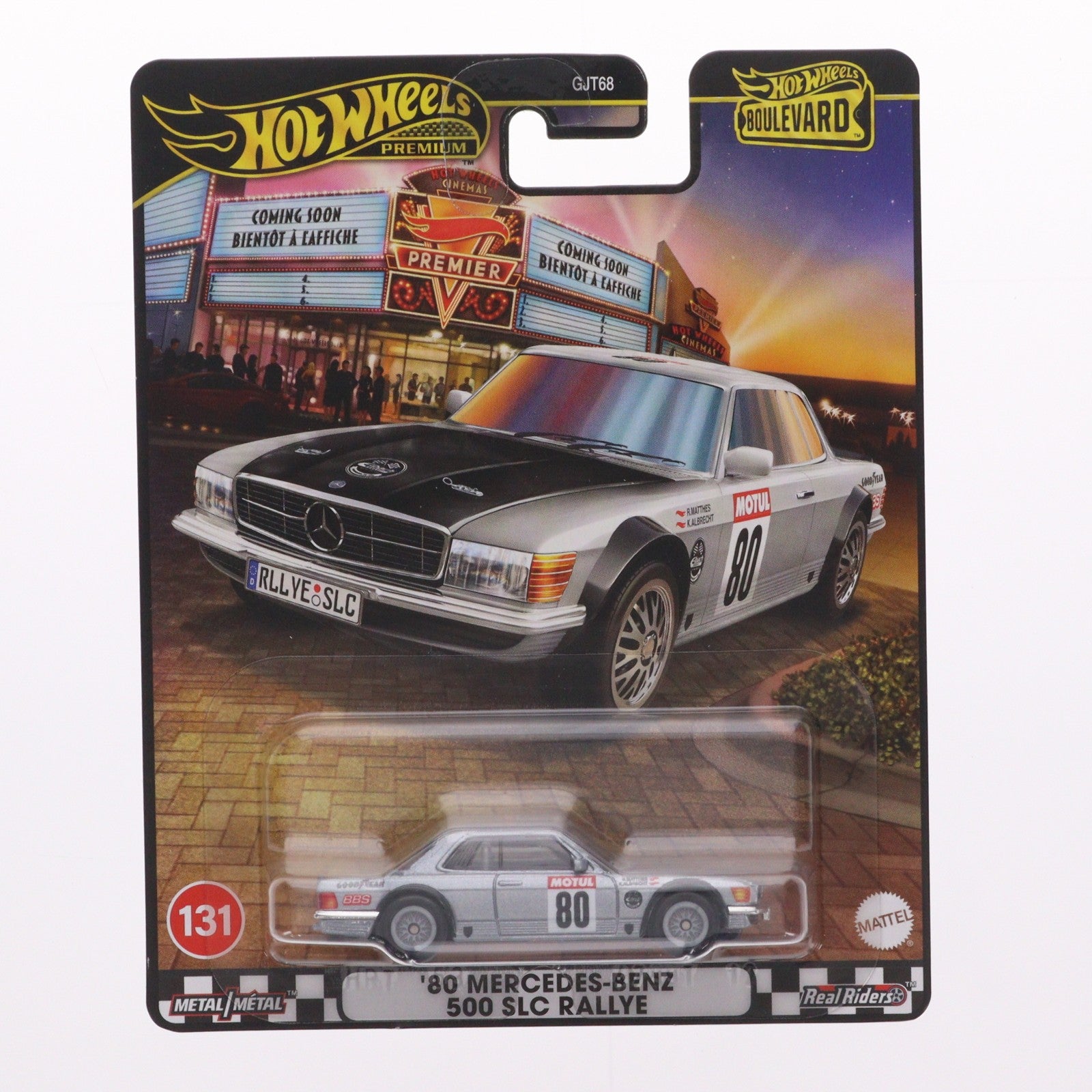 【中古即納】[MDL] Hot Wheels PREMIUM BOULEVARD(ホットウィール プレミアム ブールバード) 1/64 '80 MERCEDES-BENZ(メルセデス・ベンツ) 500 SLC RALLYE 完成品 ミニカー(HRT63-9866) マテル(20251129)