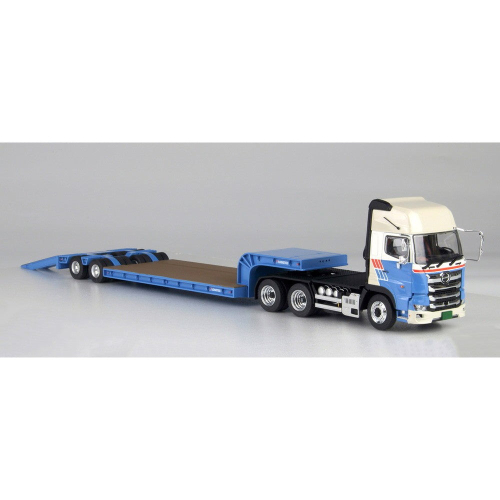 【予約安心出荷】[MDL] (再販) 1/50 日野プロフィアSS 6×4 トラクタ & 16輪中低床重量物運搬用トレーラ ロジスティード仕様 現行モデル 完成品 ミニカー(NPRFST-LS2) プラッツ(2026年3月)