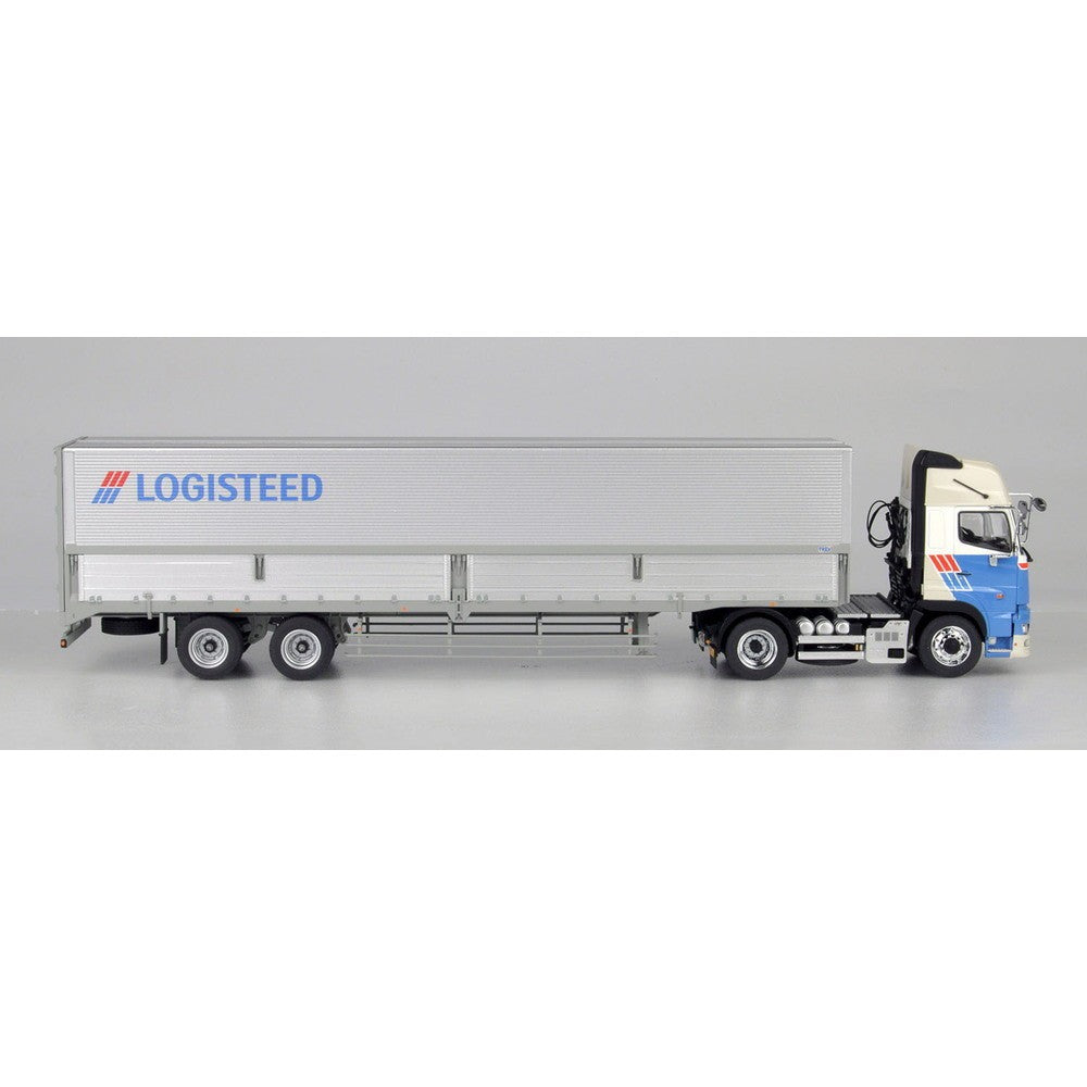 【新品即納】[MDL] (再販) 1/50 日野プロフィアSH 4×2 トラクタ & 日本トレクス ウイングトレーラ ロジスティード仕様 現行モデル 完成品 ミニカー(NPRFST-LS1) プラッツ(20260331)