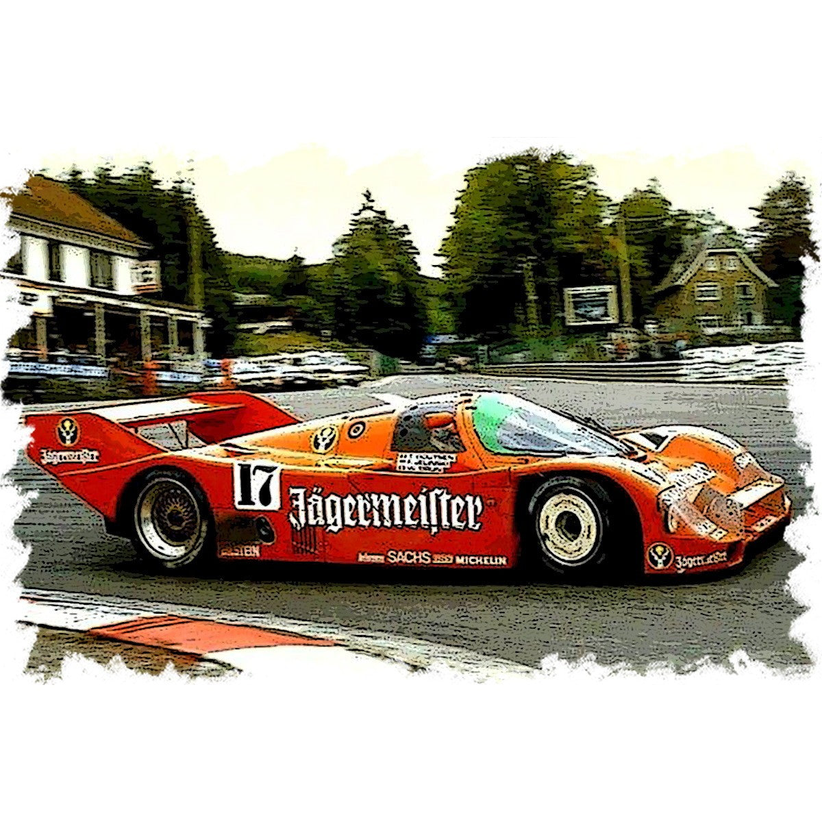 【予約安心出荷】[MDL] 1/43 ポルシェ 962C 『Brun Motorsport - Jagermeister』 1000km Spa 1986 ウィナー No.17 完成品 ミニカー(VM052) VISION(ヴィジョン)(2026年7月)