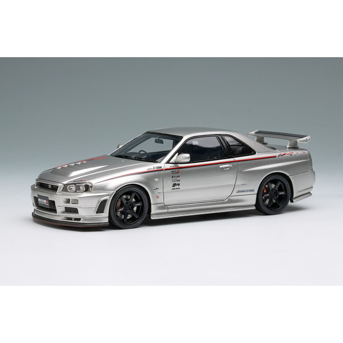 【予約安心出荷】[MDL] 1/43 ニスモ R34 Z-tune プロトタイプ 2001 シルバー/ニスモストライプ 完成品 ミニカー(EM792) EIDOLON(アイドロン)(2026年7月)