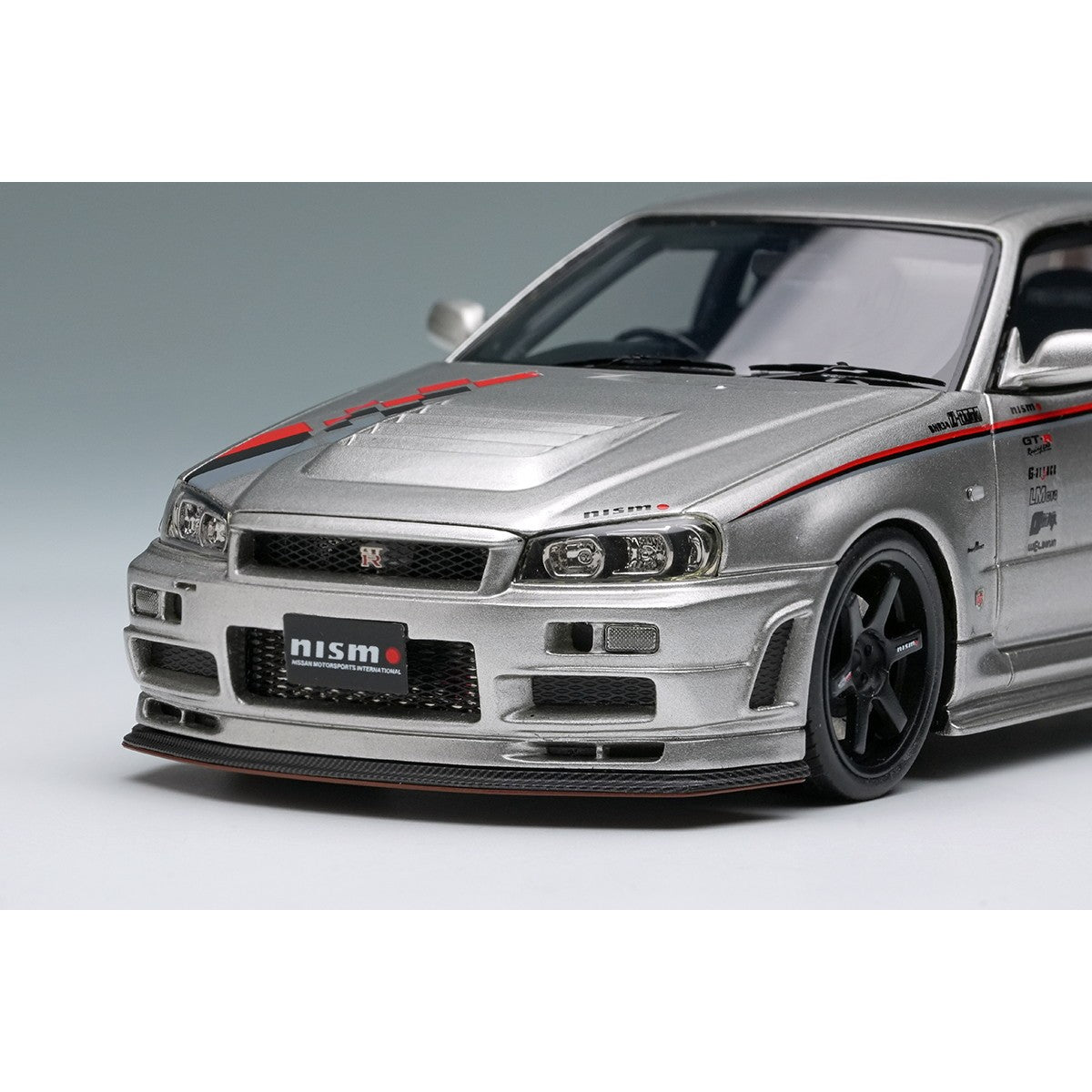 【予約安心出荷】[MDL] 1/43 ニスモ R34 Z-tune プロトタイプ 2001 シルバー/ニスモストライプ 完成品 ミニカー(EM792) EIDOLON(アイドロン)(2026年7月)