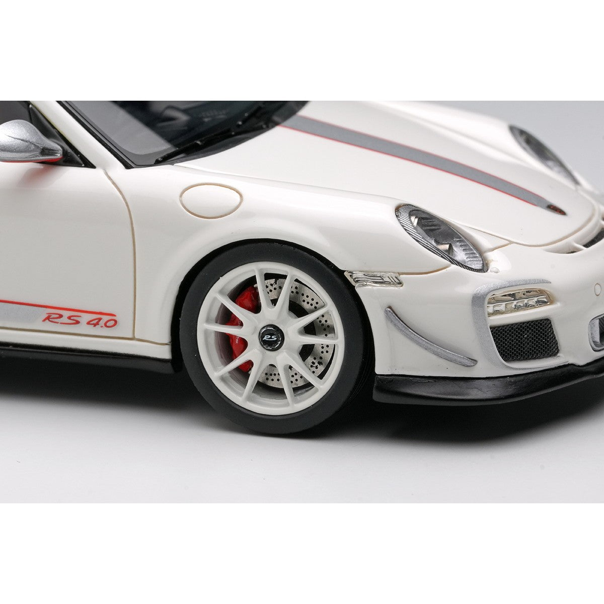 【予約安心出荷】[MDL] 1/43 Porsche(ポルシェ) 911(997.2) GT3 RS4.0 2012(キャララホワイト) 完成品 ミニカー(EM606A) EIDOLON(アイドロン)(2026年7月)