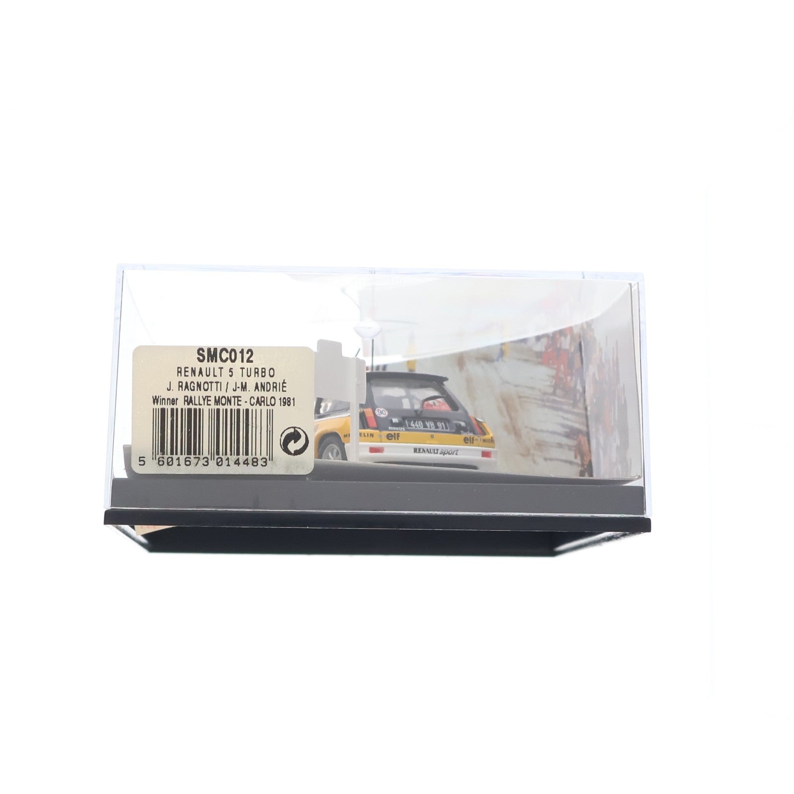【中古即納】[MDL] 1/43 RENAULT 5 TURBO(ルノー 5 ターボ) J.RAGNOTTI/J-M.ANDRIE Winner RALLYE MONTE CARLO 1981(イエロー×ホワイト) 完成品 ミニカー(SMC012) SKID(スキッド)/VITESSE(ビテス)(19991231)