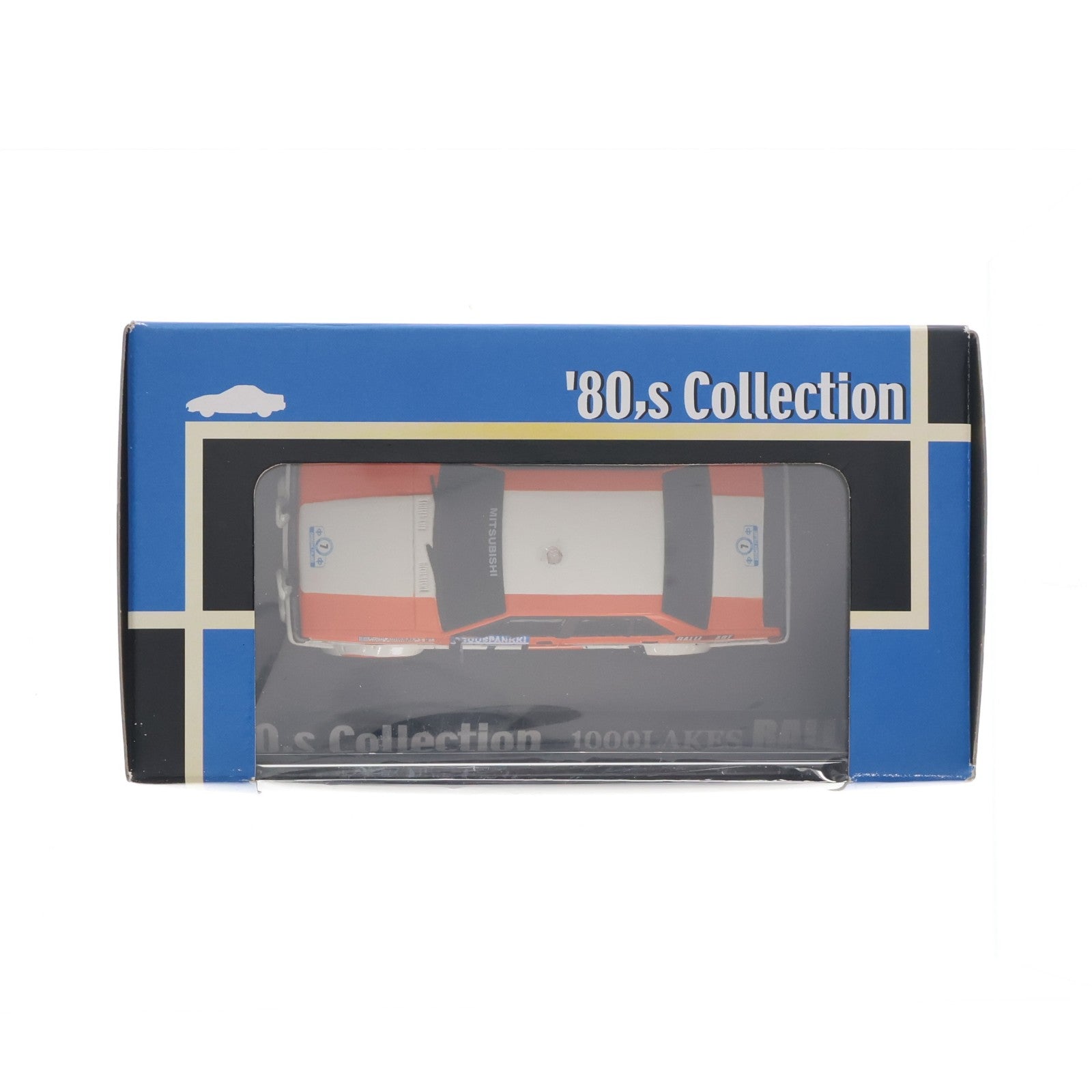 【中古即納】[MDL] '80sコレクションシリーズ No.21 1/43 ランサー1000湖ラリー(1982式) 完成品 ミニカー(072042) アオシマ(20201130)