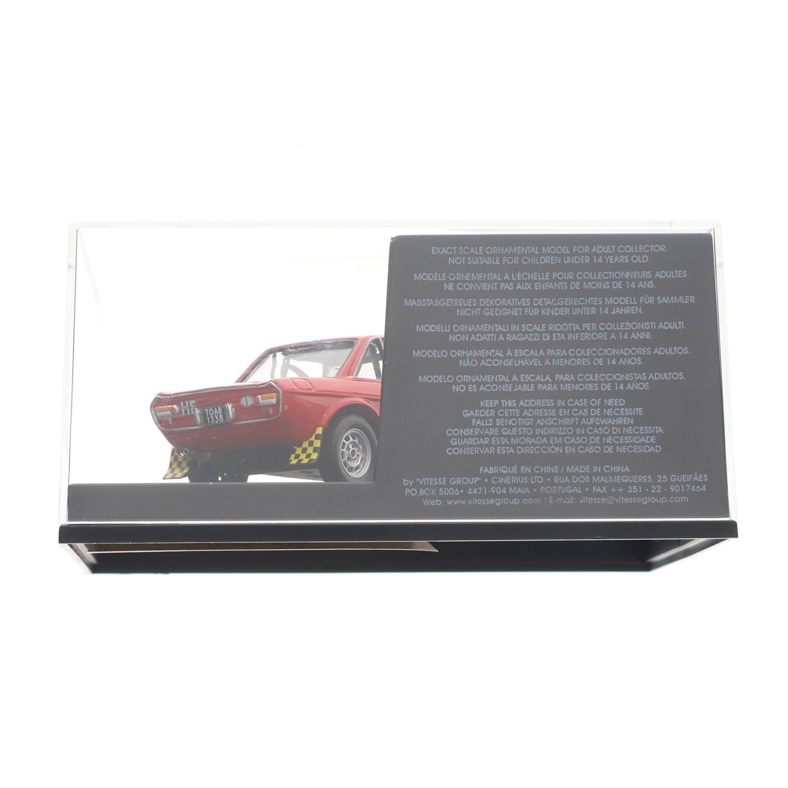 【中古即納】[MDL] 1/43 LANCIA FULVIA RALLYE 1.3 HF H.KALLSTROM/G.HAGGBON WINNER RALLYE SANREMO 1969 完成品 ミニカー(SKC039) VITESSE(ビテス)(19991231)