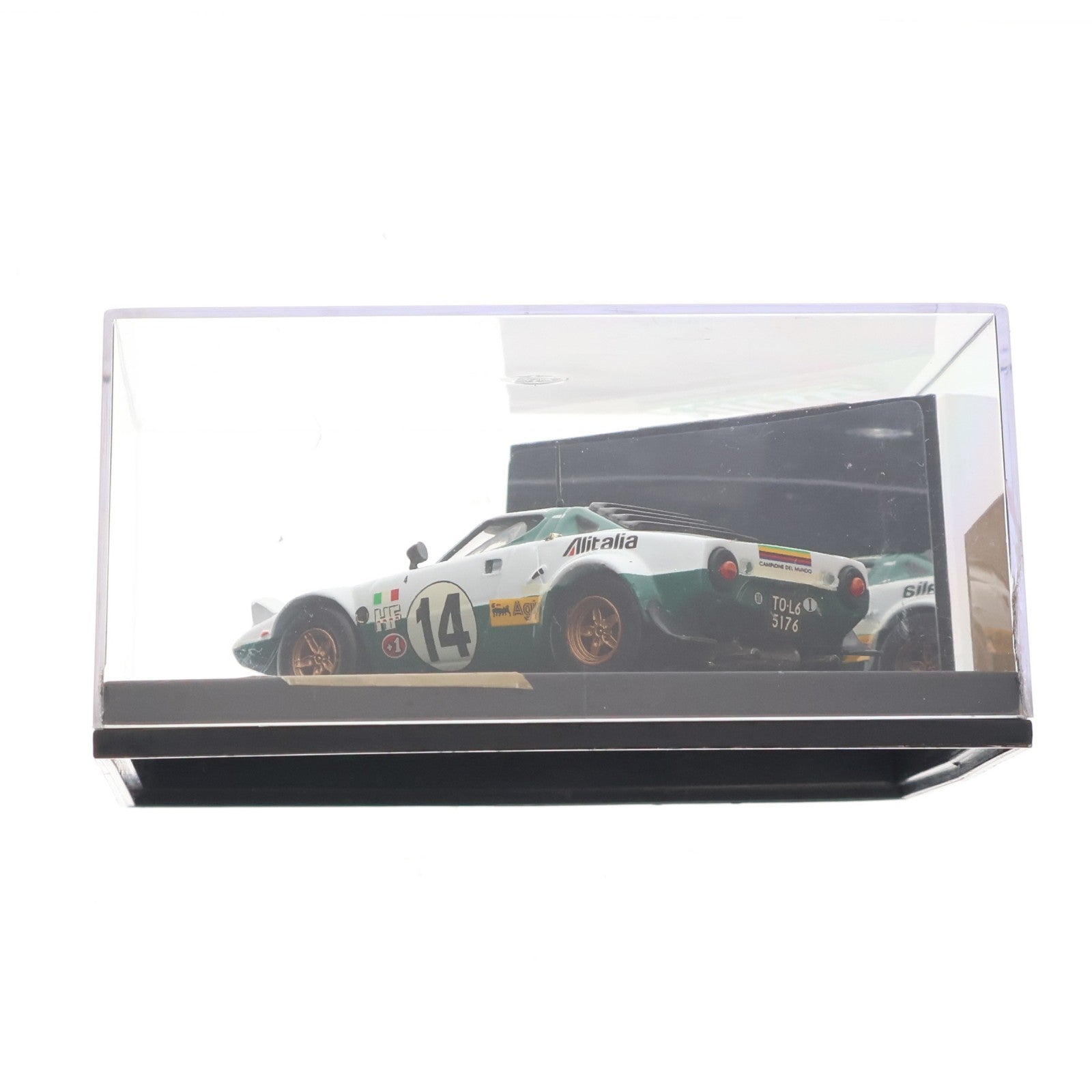 【中古即納】[MDL] 1/43 LANCIA STRATOS 『ARITALIA』 WINNER RALLYE DE MONTECARLO 1975 HF #14 完成品 ミニカー(V081A) VITESSE(ビテス)(19991231)