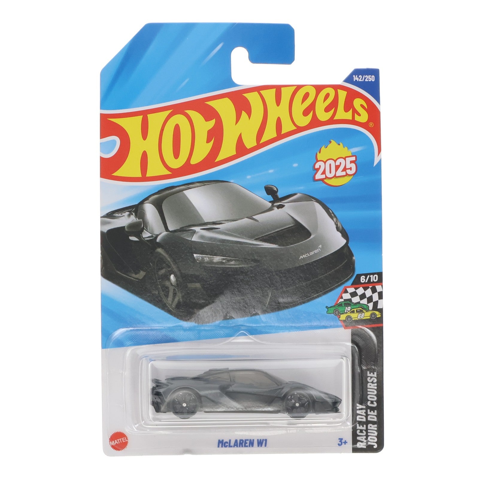 【中古即納】[MDL] Hot Wheels(ホットウィール) RACE DAY JOUR DE COURSE 1/64 McLAREN(マクラーレン) W1 完成品 ミニカー(JBC17) Mattel(マテル)(20250101)