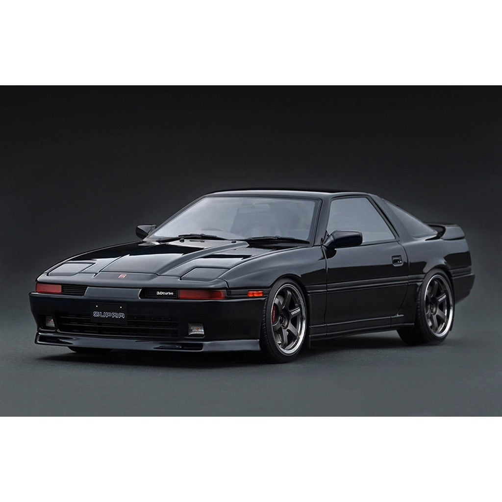 【予約安心出荷】[MDL] 1/18 Toyota Supra 3.0GT Turbo(トヨタ スープラ 3.0GT ターボ) LIMITED (MA70) Black 完成品 ミニカー(IG4107) ignition model(イグニッションモデル)(2026年10月)