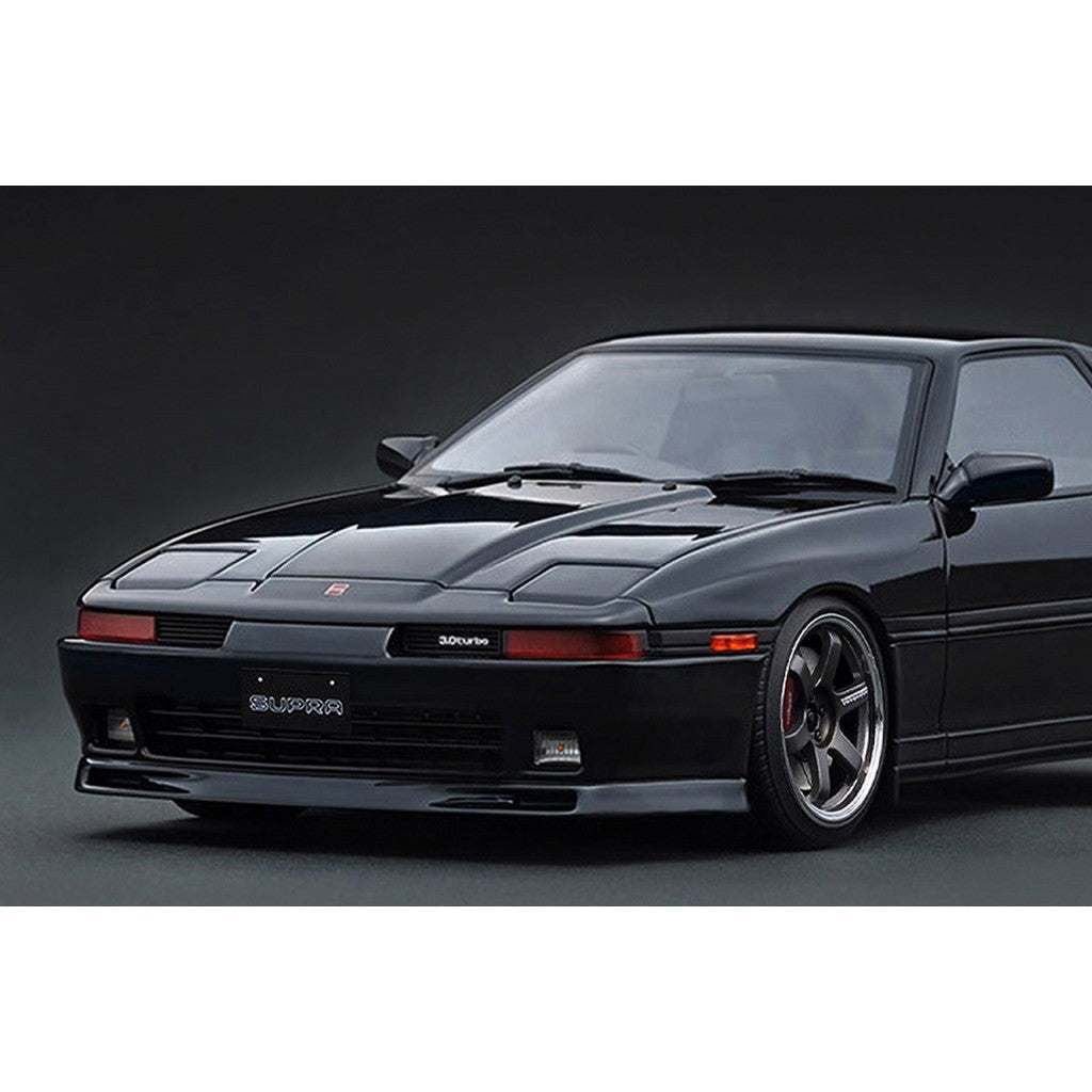【予約安心出荷】[MDL] 1/18 Toyota Supra 3.0GT Turbo(トヨタ スープラ 3.0GT ターボ) LIMITED (MA70) Black 完成品 ミニカー(IG4107) ignition model(イグニッションモデル)(2026年10月)