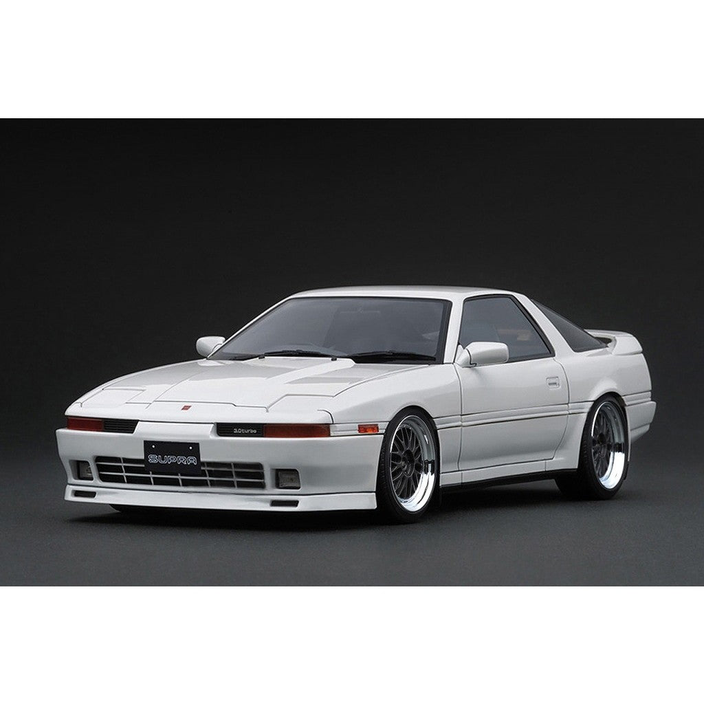 【予約安心出荷】[MDL] 1/18 Toyota Supra 3.0GT Turbo(トヨタ スープラ 3.0GT ターボ) LIMITED (MA70) White 完成品 ミニカー(IG4109) ignition model(イグニッションモデル)(2026年10月)