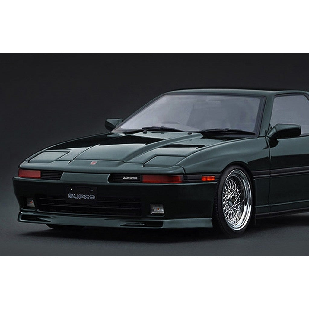【予約安心出荷】[MDL] 1/18 Toyota Supra 3.0GT Turbo(トヨタ スープラ 3.0GT ターボ) LIMITED (MA70) Green Metallic 完成品 ミニカー(IG4110) ignition model(イグニッションモデル)(2026年11月)