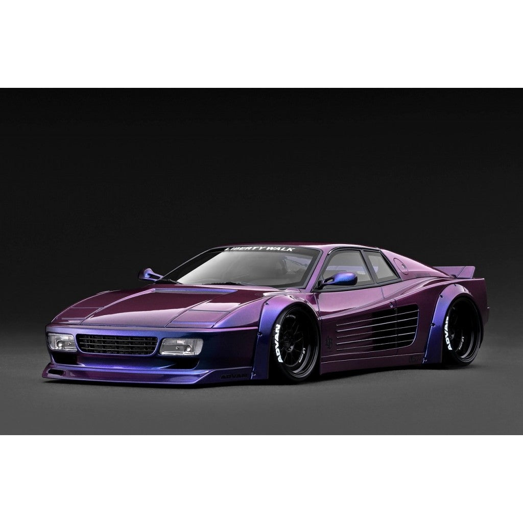 【予約安心出荷】[MDL] 1/18 LB-WORKS 512 Purple Metallic 完成品 ミニカー(IG3792) ignition model(イグニッションモデル)(2026年9月)