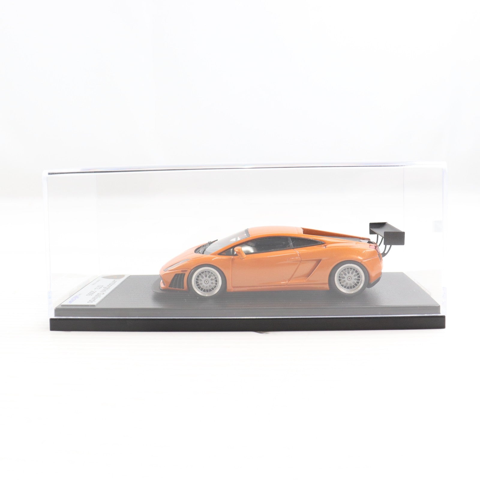 【中古即納】[MDL] 1/43 Lamborghini Gallardo(ランボルギーニ ガヤルド) GT3 Press Ver.(マットオレンジ) 完成品 ミニカー(LS154A) LOOKSMART(ルックスマート)(20060531)
