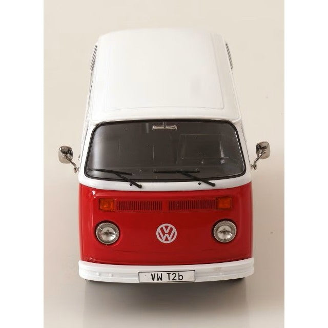 【予約安心出荷】[MDL] 1/18 VW Bus T2b 1972 レッド/ホワイト 完成品 ミニカー(KKDC181363) KK scale(ケーケースケール)(2026年9月)