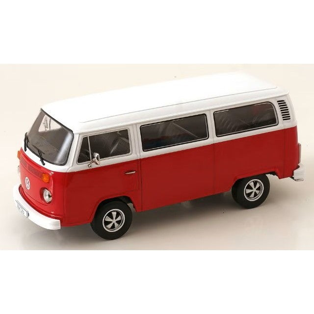 【予約安心出荷】[MDL] 1/18 VW Bus T2b 1972 Fuchs-Rims レッド/ホワイト 完成品 ミニカー(KKDC181363F) KK scale(ケーケースケール)(2026年9月)