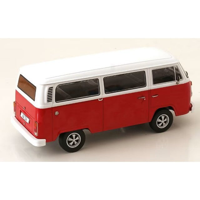 【予約安心出荷】[MDL] 1/18 VW Bus T2b 1972 Fuchs-Rims レッド/ホワイト 完成品 ミニカー(KKDC181363F) KK scale(ケーケースケール)(2026年9月)