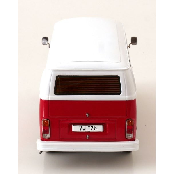 【予約安心出荷】[MDL] 1/18 VW Bus T2b 1972 Fuchs-Rims レッド/ホワイト 完成品 ミニカー(KKDC181363F) KK scale(ケーケースケール)(2026年9月)