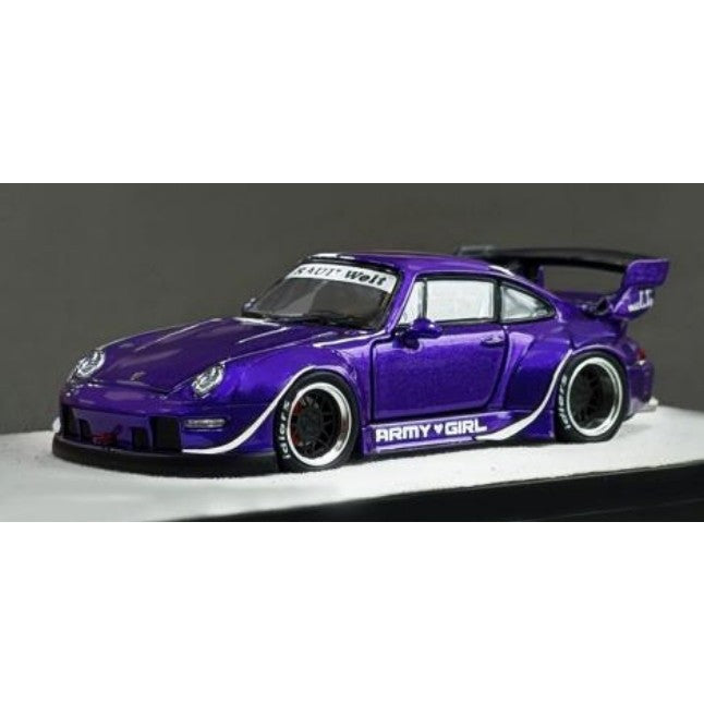【予約安心出荷】[MDL] 1/64 RWB 993 Purple Metallic 完成品 ミニカー(PGM-640314-1) PGM(プライベートグッズモデル)(2026年7月)